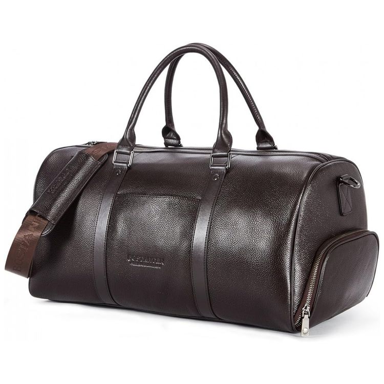 Bolsa-de-Viagem-Masculina-Classica-de-Couro-Cafe-BOSTANTEN-foto-0