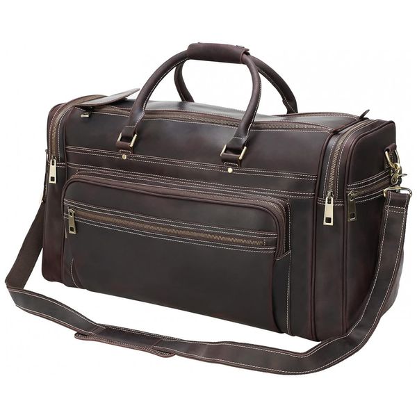 Bolsa-de-Viagem-Masculina-Classica-de-Couro-POLARE--Marrom-foto-0
