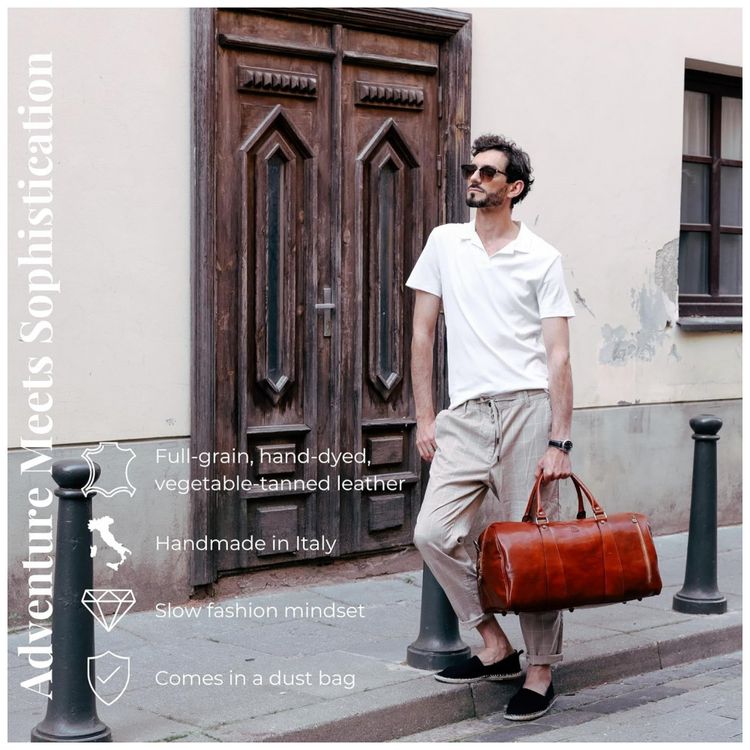 Bolsa-de-Viagem-Masculina-Classica-de-Couro-TIME-foto-1