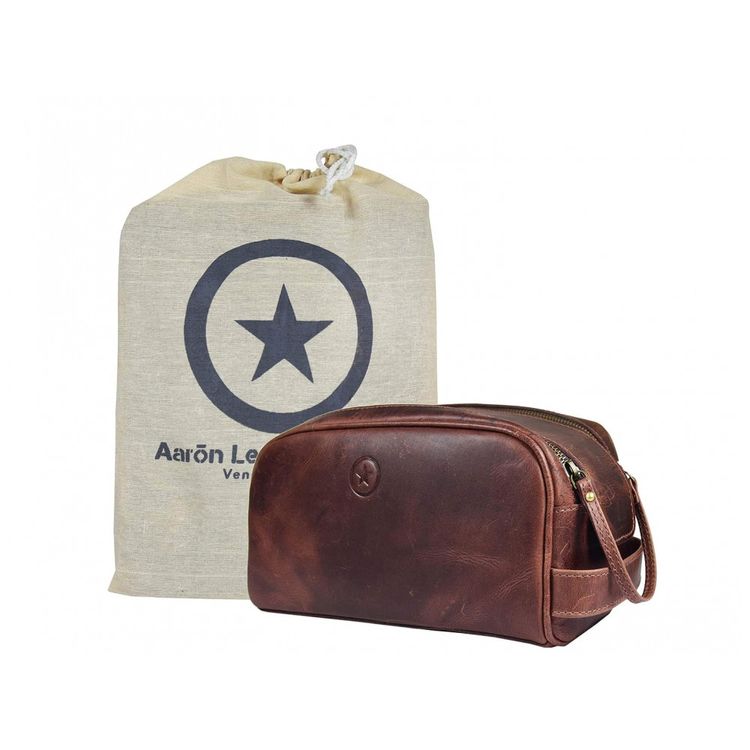 Necessaire-Masculina-de-Couro-AARON-LEATHER-GOODS-VENDIMIA-foto-0