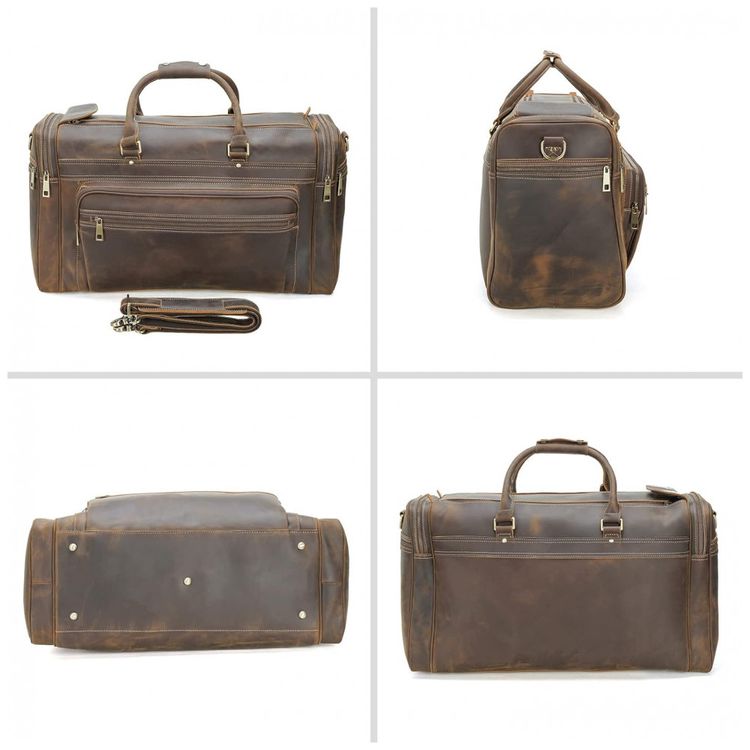 Texto-Bolsa-de-Viagem-Masculina-Classica-de-Couro--Marrom-foto-4