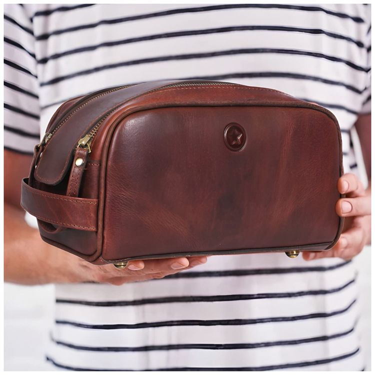 Necessaire-Masculina-de-Couro-AARON-LEATHER-GOODS-VENDIMIA-foto-3