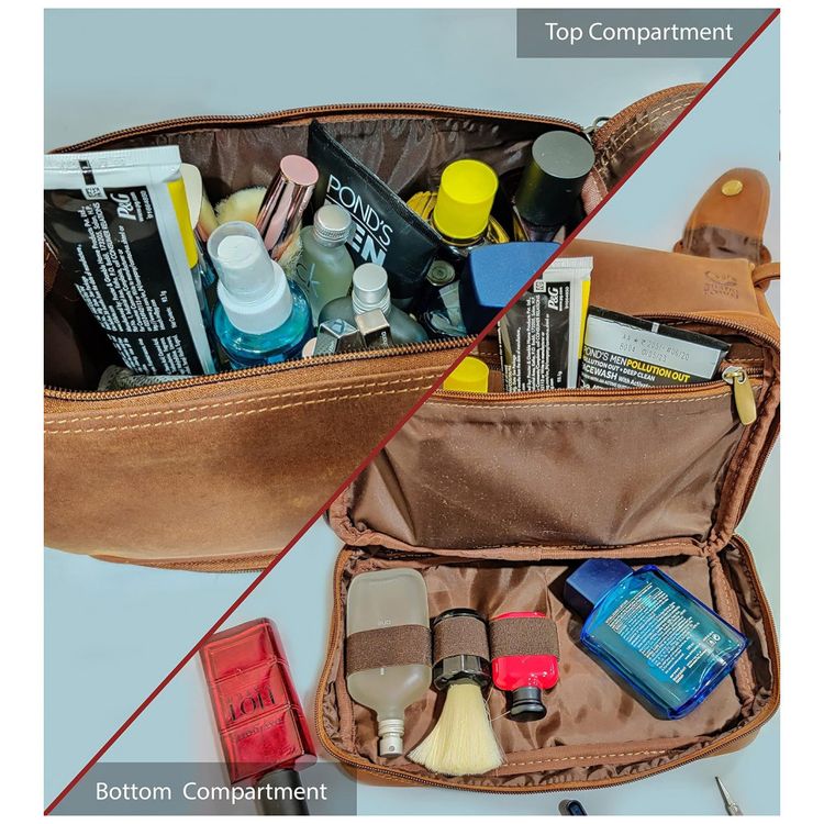 Necessaire-Masculina-Vintage-de-Couro-com-Forro-a-Prova-d-foto-3