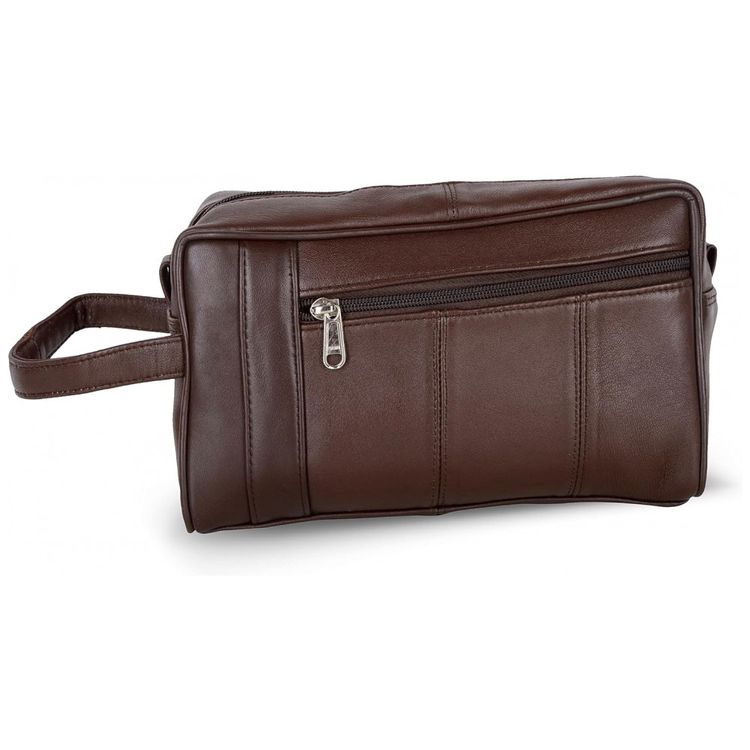 Necessaire-Masculina-Vintage-de-Couro-com-Forro-a-Prova-d-foto-0