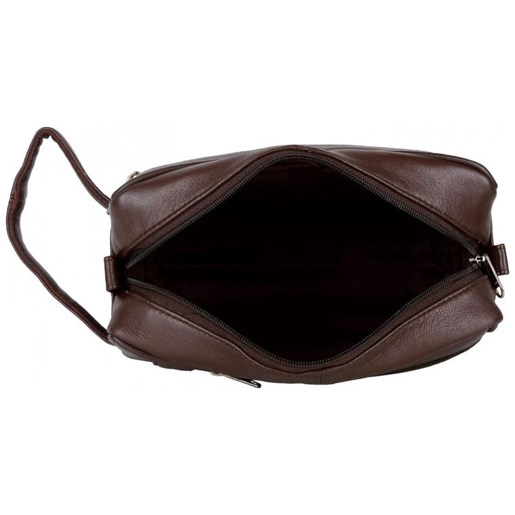 Necessaire-Masculina-Vintage-de-Couro-com-Forro-a-Prova-d-foto-1