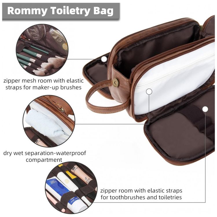 Necessaire-Masculina-Vintage-de-Couro-Sintetico-com-Forro-a-foto-3
