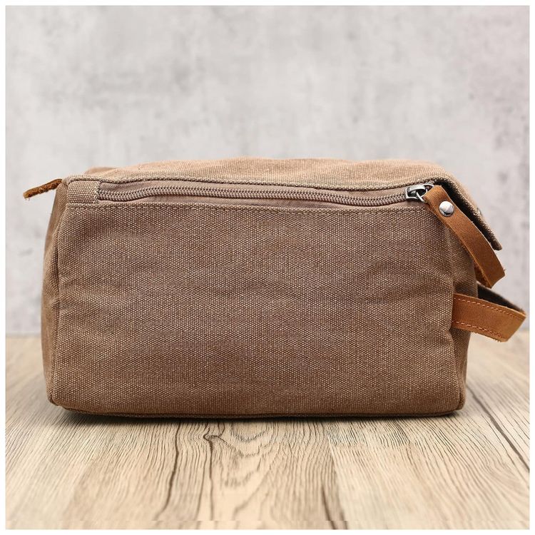 Necessaire-Masculina-Vintage-de-Couro-com-Forro-a-Prova-d-foto-3