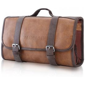 Necessaire-Masculina-Vintage-de-Couro-Sintetico-com-Forro-a-foto-0