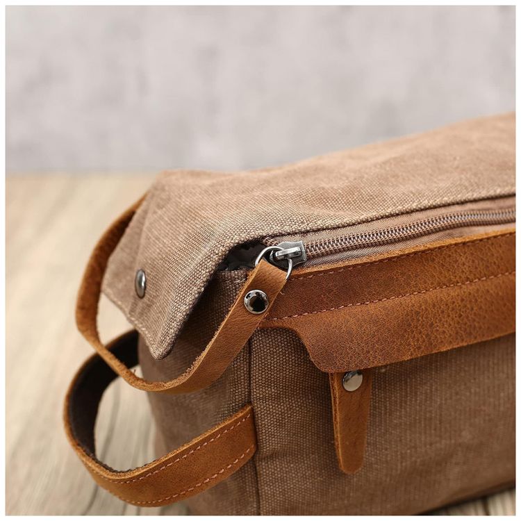 Necessaire-Masculina-Vintage-de-Couro-com-Forro-a-Prova-d-foto-5