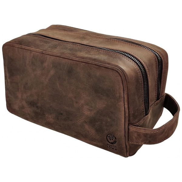 Rustic-Town-Necessaire-Masculina-Vintage-de-Couro-com-Forro-foto-0
