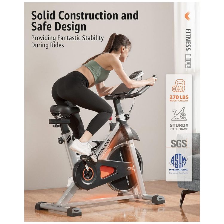 Bicicleta-Ergometrica-com-Suporte-para-Tablet-e-Banco-foto-2