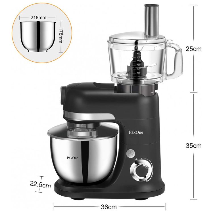 PakOne-KO-8183-Batedeira-de-Bancada-6.5L-com-6-Velocidades-foto-2
