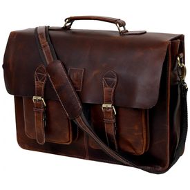 Bolsa-Pasta-de-Couro-Masculina-para-Laptop-C-CUERO-Marrom-foto-0