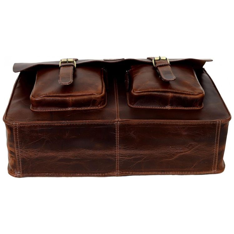 Bolsa-Pasta-de-Couro-Masculina-para-Laptop-C-CUERO-Marrom-foto-4