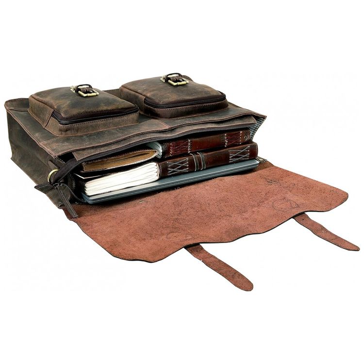 Bolsa-Pasta-de-Couro-Masculina-para-Laptop-CUERO-Marrom-foto-4