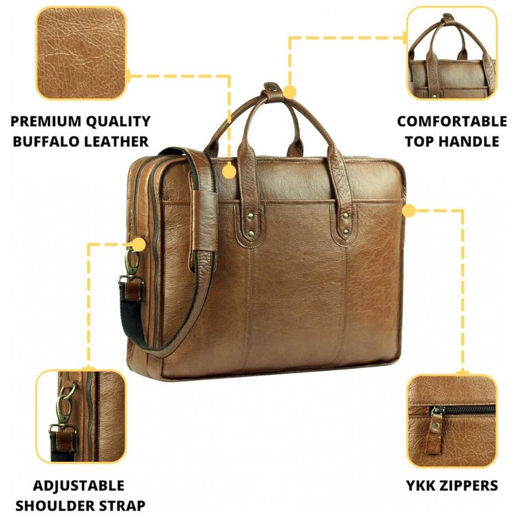 Bolsa-Pasta-de-Couro-Masculina-para-Laptop-HULSH-Marrom-foto-4