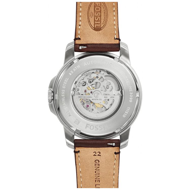Relogio-Masculino-Analogico-Automatico-Couro-FOSSIL-foto-3