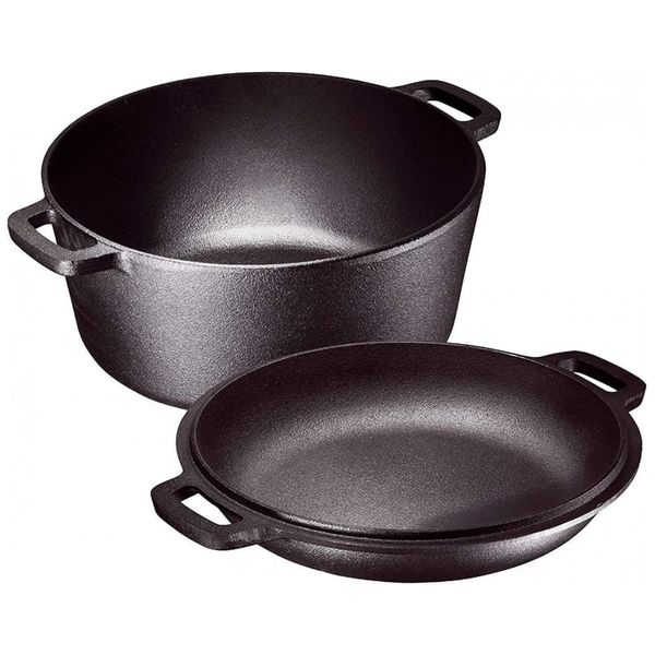 Panela-de-Ferro-Fundido-2-em-1-Capacidade-5L-Pre-Preparada-foto-0