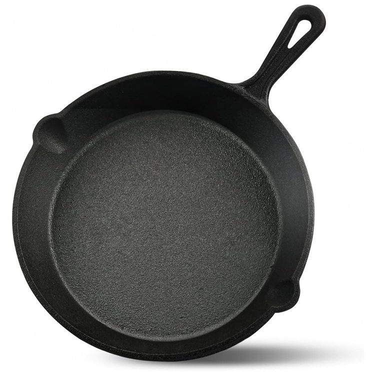 ProFire-Frigideira-de-Ferro-Fundido-Pre-Temperada-com-Alca-foto-0
