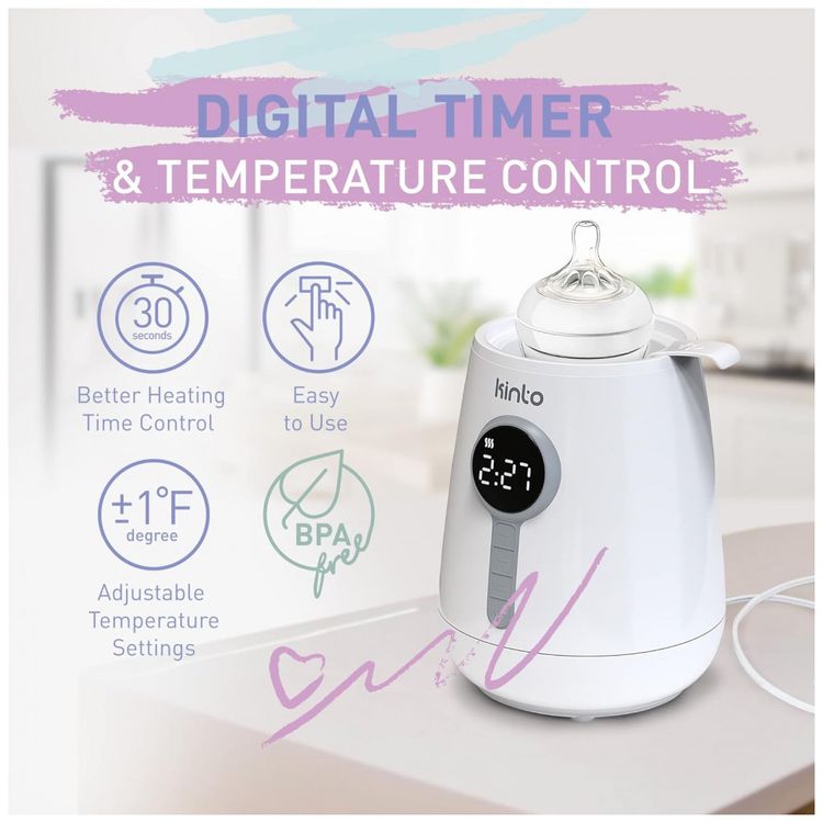 Aquecedor-de-Mamadeira-Kinlo-2-em-1-com-Temporizador-e-foto-2
