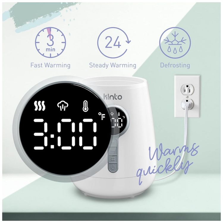 Aquecedor-de-Mamadeira-Kinlo-2-em-1-com-Temporizador-e-foto-3