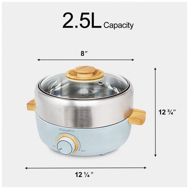 Panela-Eletrica-Multifuncional-2-em-1-Cpacidade-2.5L-Aco-foto-1