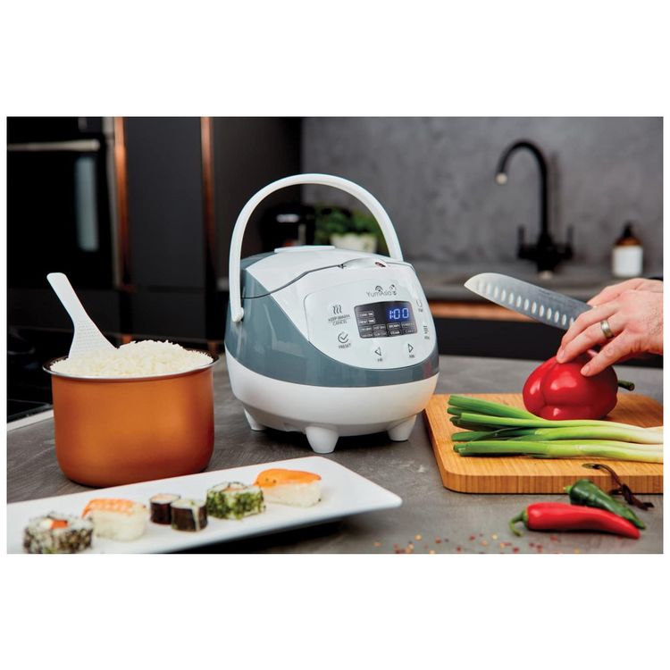 Yum-Asia-YUM-EN06US-Panela-de-Arroz-Eletrica-0.6L-com-Painel-foto-3