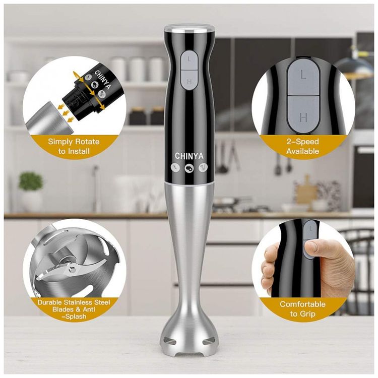 Mixer-com-2-Velocidades-e-Acessorios-Aco-Inoxidavel-200W-foto-1
