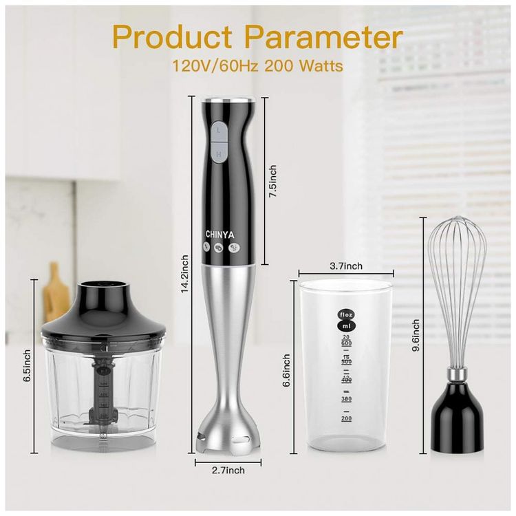 Mixer-com-2-Velocidades-e-Acessorios-Aco-Inoxidavel-200W-foto-5