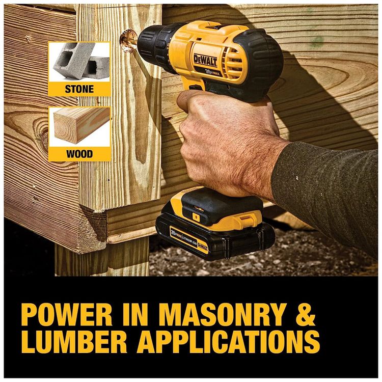 Kit-de-Furadeira-Eletrica-sem-Fio-20V-1500-RPM-300W-DEWALT-foto-5