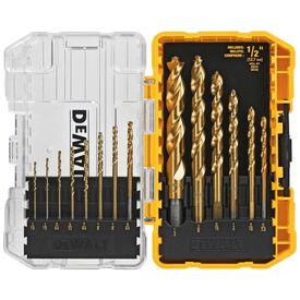 Conjunto-de-Brocas-em-Titanio-com-Estojo-14-Pecas-DEWALT-foto-0