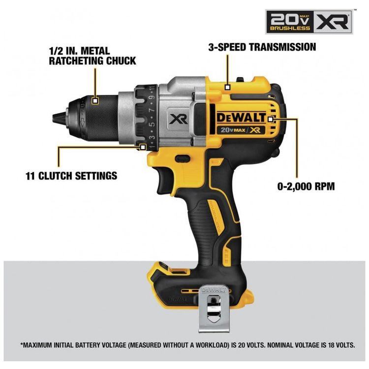 Furadeira-Eletrica-3-Velocidades-2000-RPM-20V-DEWALT-foto-3