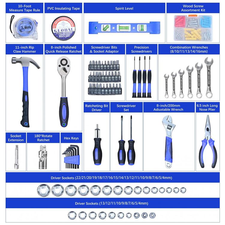 Kit-de-Ferramentas-com-Maleta-de-Transporte-146-Pecas-JAR-foto-1