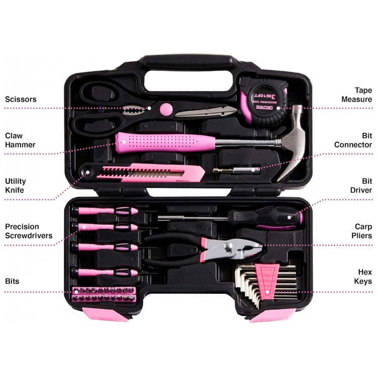 DeCare-Kit-de-Ferramentas-c-Maleta-de-Transporte-39-Pecas-foto-2