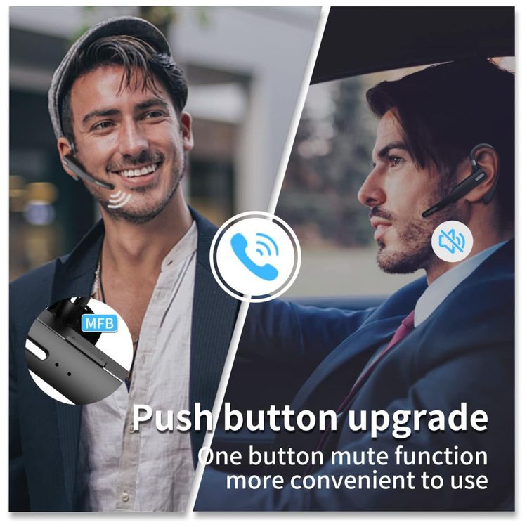 Fone-de-ouvido-sem-Fio-Headset-Bluetooth-para-Chamadas-com-foto-1