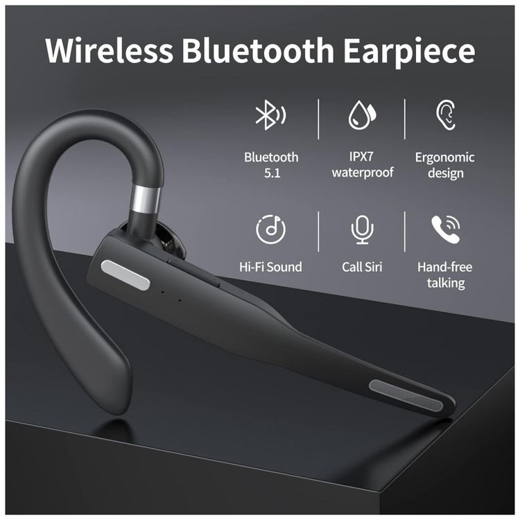 Fone-de-ouvido-sem-Fio-Headset-Bluetooth-para-Chamadas-com-foto-4