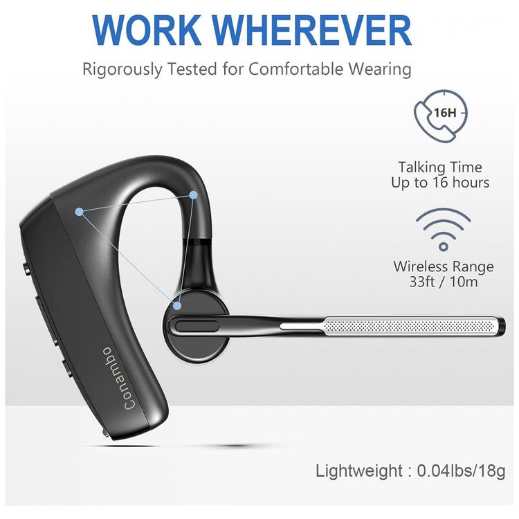 Fone-de-ouvido-sem-Fio-Headset-Bluetooth-para-Chamadas-com-foto-3