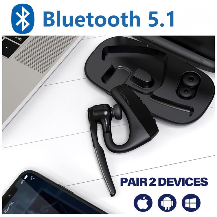 Fone-de-ouvido-sem-Fio-Headset-Bluetooth-para-Chamadas-com-foto-4