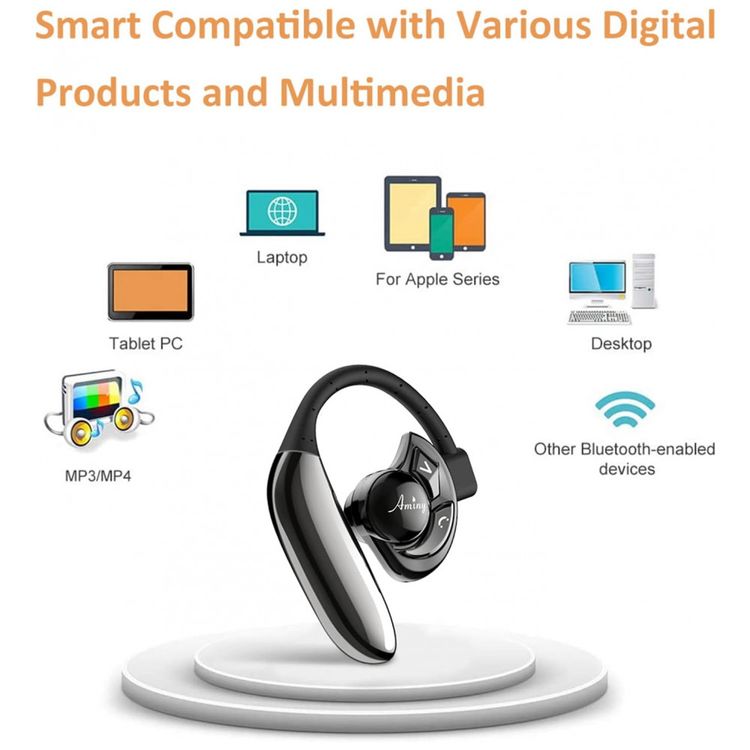 Fone-de-ouvido-sem-Fio-Headset-V5.2-Bluetooth-para-Chamadas-foto-4