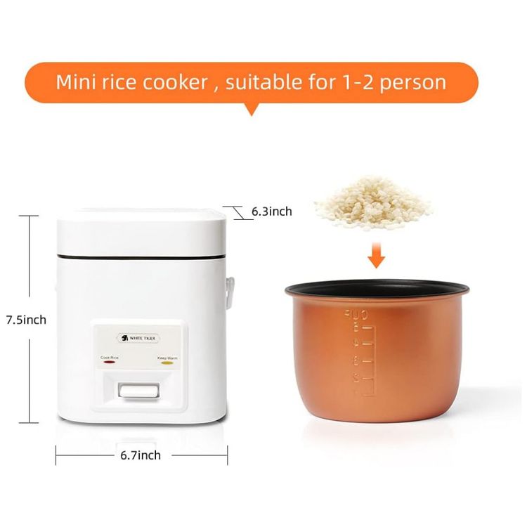 Mini-Panela-de-Arroz-Eletrica-1.2L-com-Funcao-de-Manter-foto-1