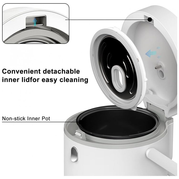 Mini-Panela-de-Arroz-Eletrica-4-em-1-Capacidade-0.8L-300W-foto-3