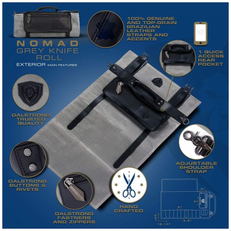 Dalstrong-Estojo-Bolsa-Portatil-para-Facas-com-13-Slots-foto-1