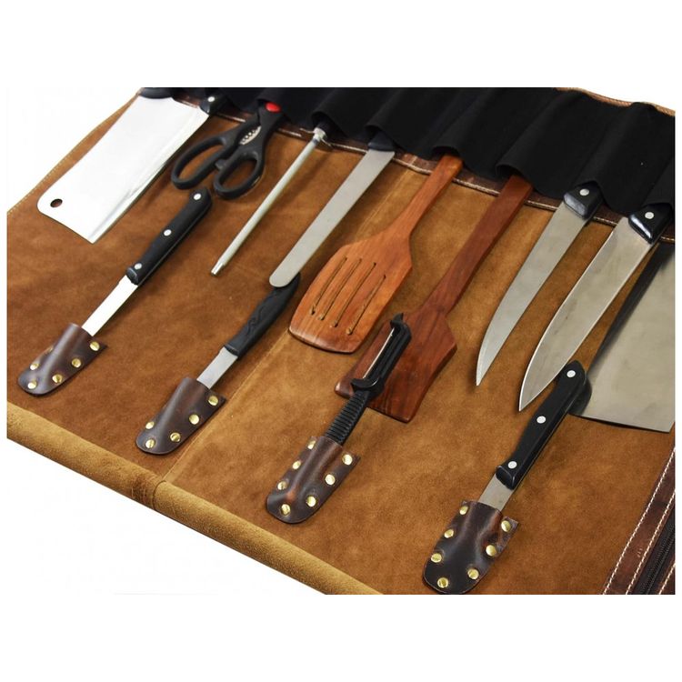 Estojo-Bolsa-de-Couro-para-Facas-com-20-Slots-Facas-nao-foto-3
