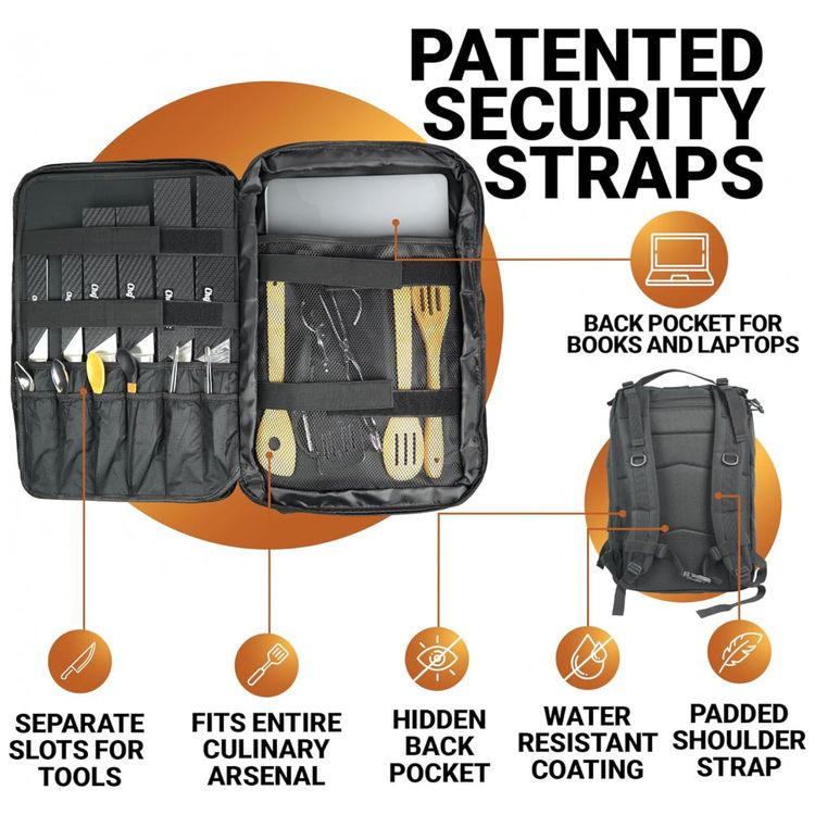 Chef-Estojo-Bolsa-Portatil-para-Facas-com-30-Slots-Facas-foto-2