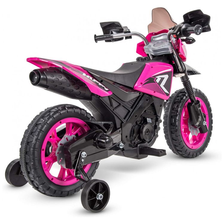 Huffy-Moto-Eletrical-Infantil-6V-com-Luzes-e-Sons-Rosa-foto-3
