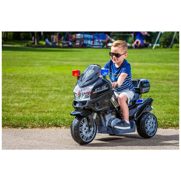 Moto-Eletrica-Policial-Infantil-6V-com-Luzes-e-Sons-KID-foto-1