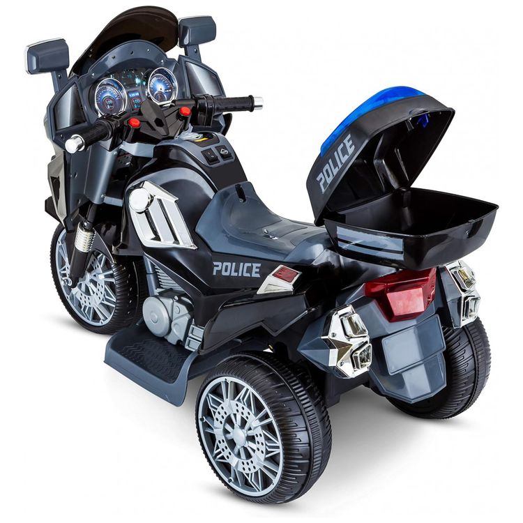 Moto-Eletrica-Policial-Infantil-6V-com-Luzes-e-Sons-KID-foto-2
