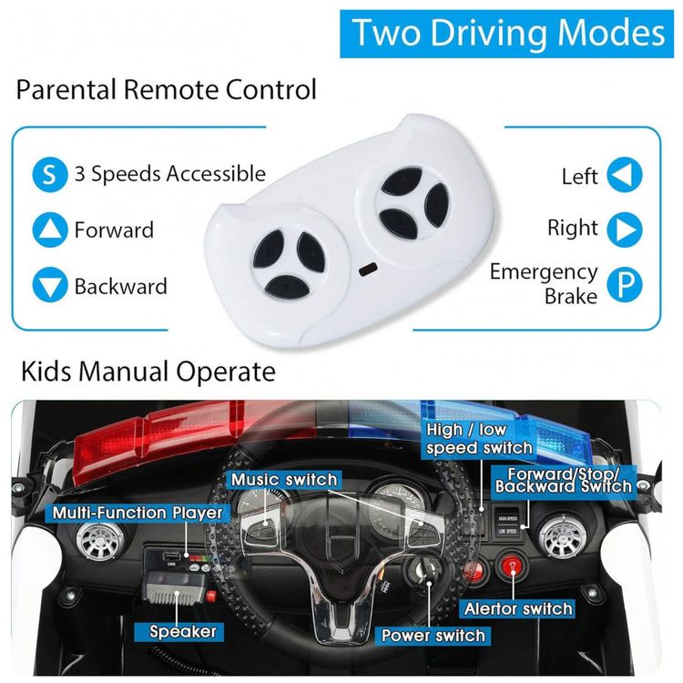 Carro-Carrinho-Eletrico-1-Assento-12V-com-Luzes-de-LED-e-foto-3