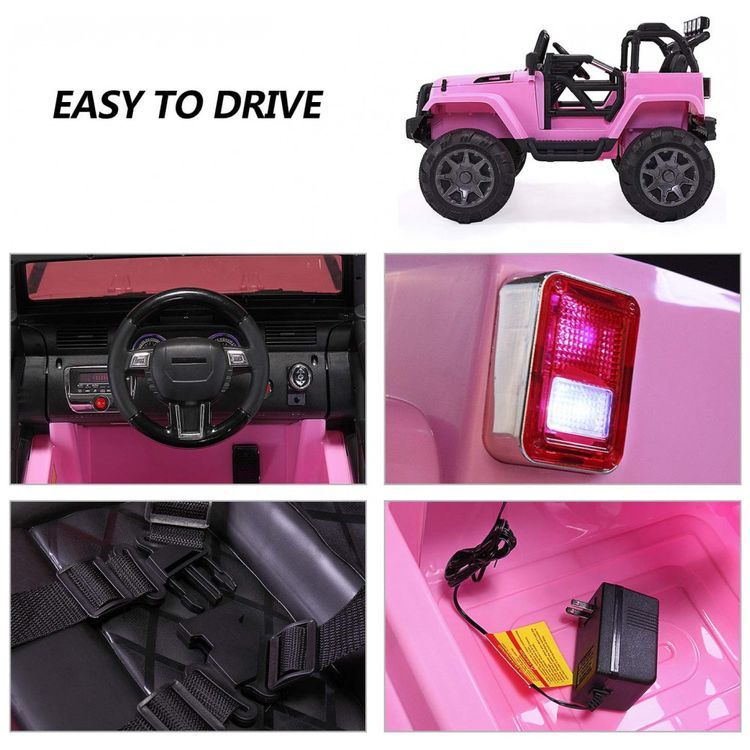 Carro-Carrinho-Eletrico-1-Assento-12V-com-Luzes-de-LED-e-foto-4