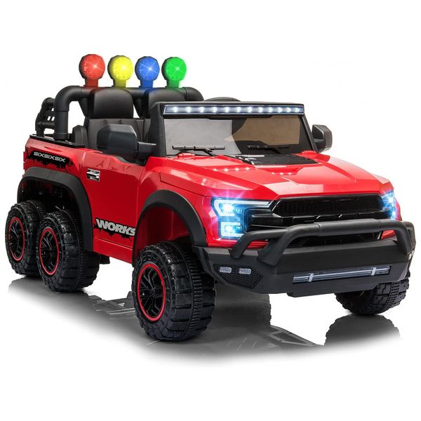 RCtown-Carro-Carrinho-Eletrico-2-Assentos-12V-com-Luzes-de-foto-0
